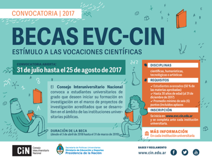 Becas EVC-CIN. Convocatoria 2017 | CECOAL